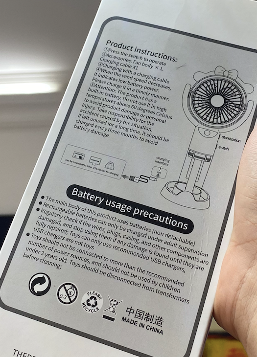 ✔️ Ventilador de Mano con Humidificador Lascompras